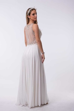 vestido largo con piedras diamantes en internet