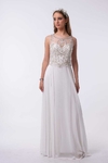 vestido largo con piedras diamantes - comprar online