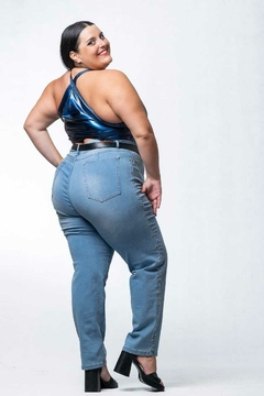JEANS STOM BASICO CON TACHAS MARIA AMORES - Adalgisa | Tienda de ropa