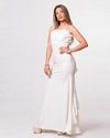 VESTIDO CRISTINA CON MOÑO EN ESPALDA - comprar online