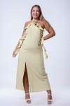 vestido largo con vuelos - comprar online