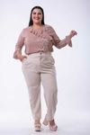 BLUSA CON ESCOTE EN V Y VUELOS - comprar online