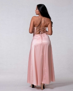 VESTIDO LARGO CORSETT BORDADO - Adalgisa | Tienda de ropa
