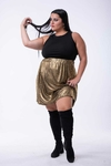 pollera corta de foil - comprar online