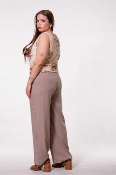 PANTALON RECTO SASTRERO MARIA AMORES - tienda online