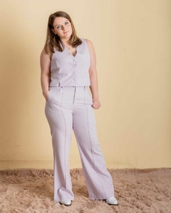 PANTALON SASTRERO LARGO CORTE AVISPA - comprar online