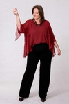 KIMONO DE GASA CON DETALLE EN LA MANGA - comprar online