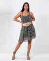 VESTIDO KARMI DE GASA ESTAMPADO - comprar online