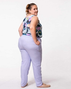 MUSCULOSA ESTAMPADA DE GASA en internet