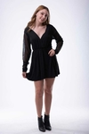 vestido corto c/m tul - comprar online