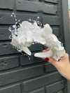 VINCHA C/FLORES Y PERLAS - comprar online