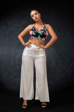TOP DE SEDA CON ROSAS IBROO - comprar online