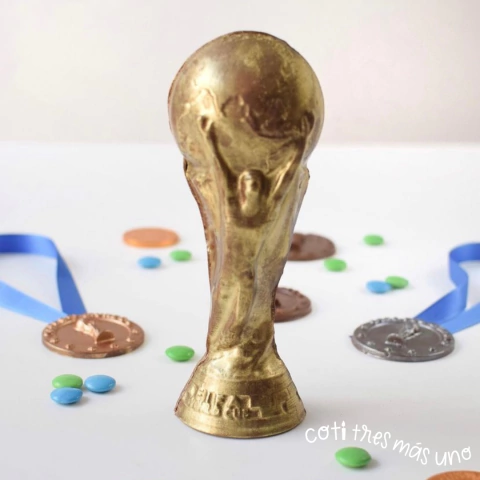 Set placas Parpen copa del mundo y medallas x2