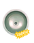 Bacha Acero inox. p/Vanitory Redonda 453E - comprar online