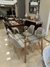 JGO MESA TAP NATURAL LEG 1.40m + 4 SILLAS TULIP TAPIZADAS- DECOTOTALE