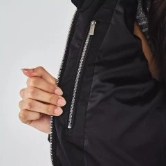 CAMPERA PARKA W2010 NEGRA Y0011 (02) - tienda online