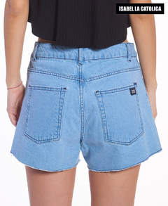 Short Isabel La Católica Mom Light Blue 11616 en internet