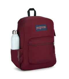MOCHILA JANSPORT CROSS TOWN RUSSED RED K0024 (04) - comprar online