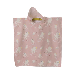 PONCHO NIÑA MIBI OCTOPUS PINK SK009 (10)