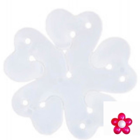 Clip de Globo Flor Doble JB1082