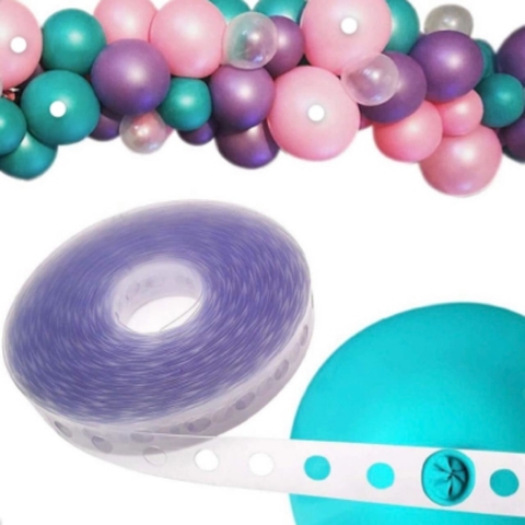 Cinta para arco de globos x 5m
