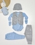 Box de Ajuar Celeste y Gris para Bebe - comprar online