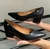 Stiletto taco cuadrado 5 cms Vizzano Negro. Tip Calzados 1220