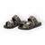 Sandalias bajas de cuero Heyas Hucy negro tip calzados - comprar online