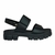 Sandalias con plataforma Fragola Hebe Cuero Tip Calzados 81112903 Negro