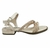Sandalias de fiesta premium Cuero Fragola Linea gioia 83112803 Oro rosado