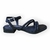 Sandalias de fiesta premium Cuero Fragola Linea gioia 83112803 negro