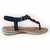 Sandalias indu con apliques Fragola Suki negro. Tip Calzados 83102302
