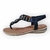 Sandalias indu con apliques Fragola Suki negro. Tip Calzados 83102302 - comprar online