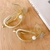 BROCHE PASADOR METAL CON PERLAS - comprar online