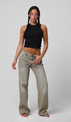 Jean light grey óxido