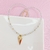 Collar corazón ojo turco