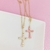Collar cruz colores