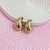 Aros gota strass - comprar online