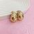 Aros gota strass
