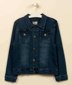 Abrigo Denim Jr Berlin Azul
