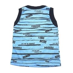 Musculosa rayada celeste acertijo - comprar online