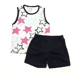 Conjunto estrellas gris/negro acertijo