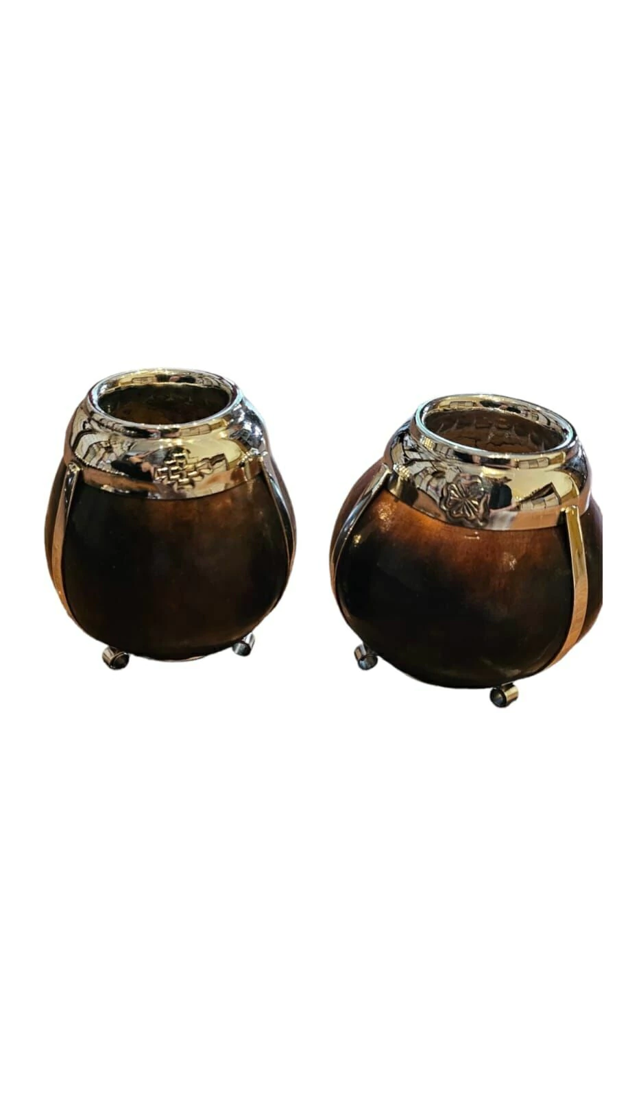 MATE CALABAZA FLEJE ANCHO CINCELADO CRIOLLO
