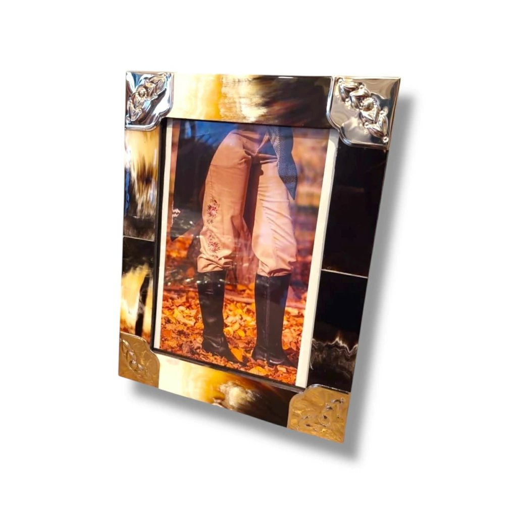 PORTARETRATO ALPACA CINCELADA 15x21cm