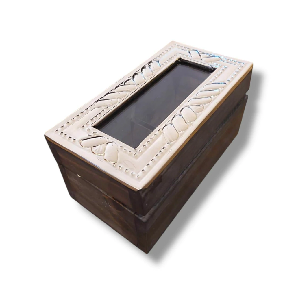 CAJA PARA TÉ DE 2 DIVISIONES