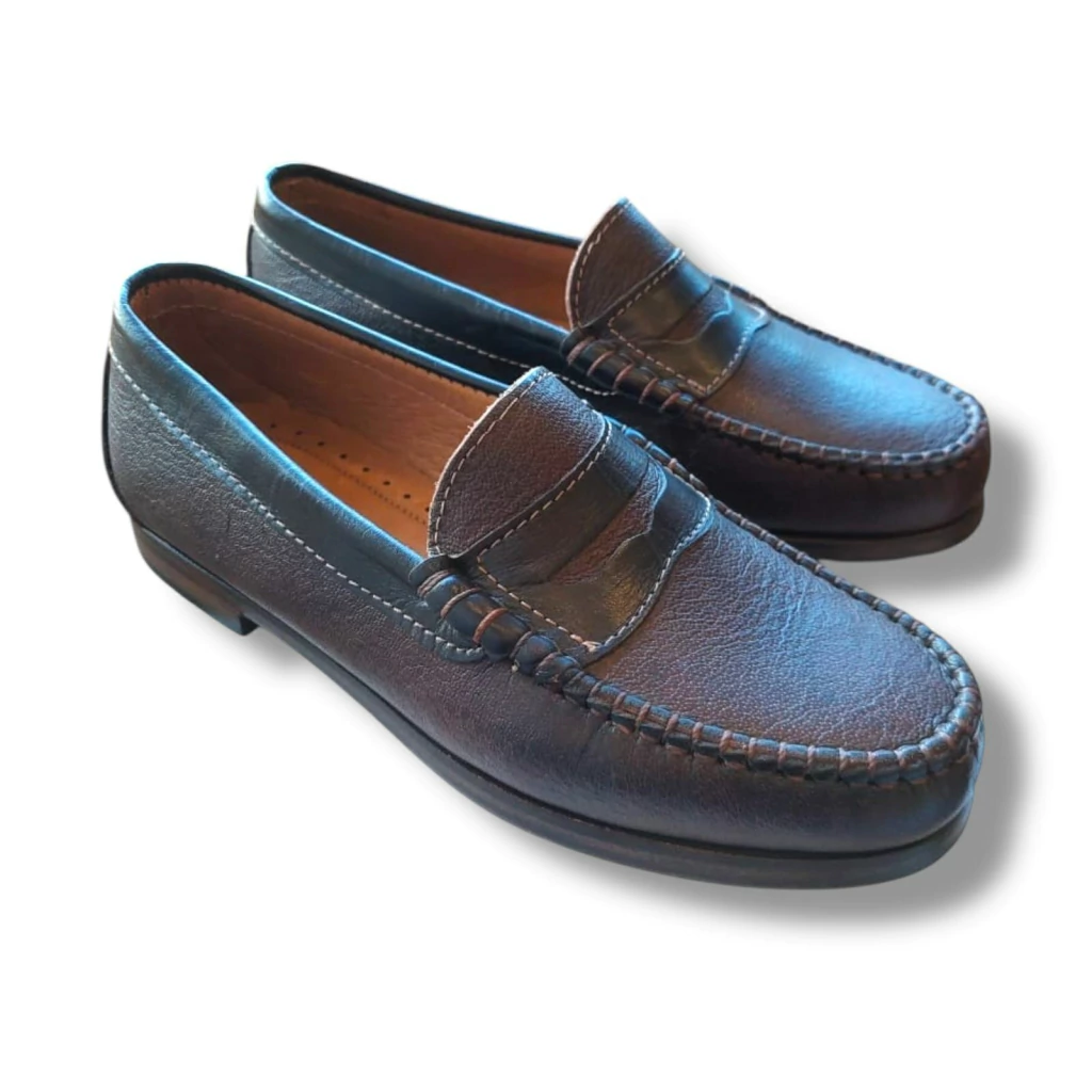 MOCASIN CUERO DE BUFALO PARA HOMBRE