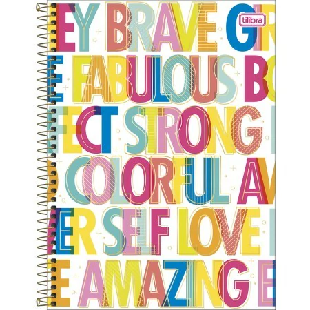 Caderno Be Nice universitário 1 matéria 80 folhas - Tilibra