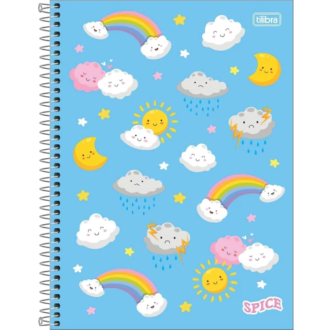 Caderno Spice universitário capa dura 1 matéria - Tilibra - comprar online