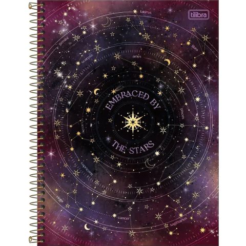 Caderno Magic universitário espiral capa dura 1 matéria - Tilibra