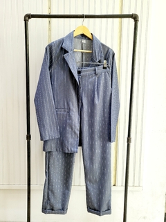 PANTALON BABUCHA SASTRERA RAYADA. - ivony
